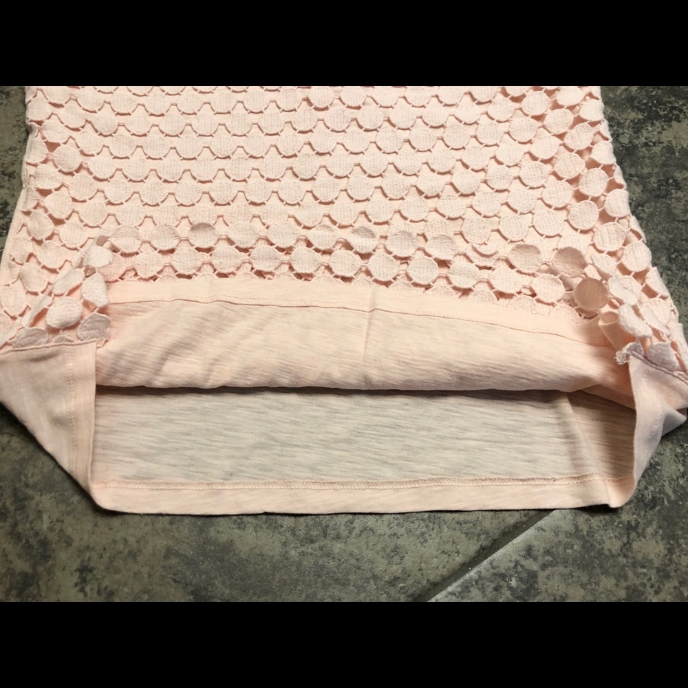 ❌SOLD❌ J.CREW TIERED DOT LIGHT PINK BLUSH TANK TOP - Picture 6 of 8